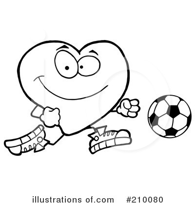 Royalty-Free (RF) Soccer Clipart Illustration by Hit Toon - Stock Sample #210080