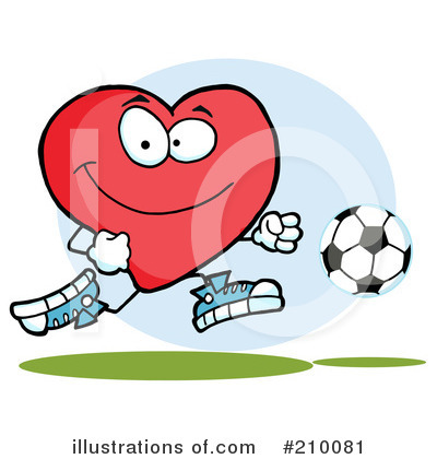 Royalty-Free (RF) Soccer Clipart Illustration by Hit Toon - Stock Sample #210081
