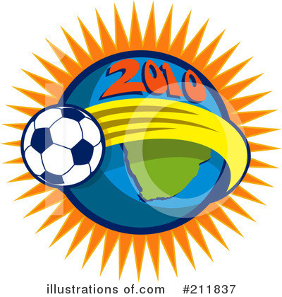 Royalty-Free (RF) Soccer Clipart Illustration by patrimonio - Stock Sample #211837