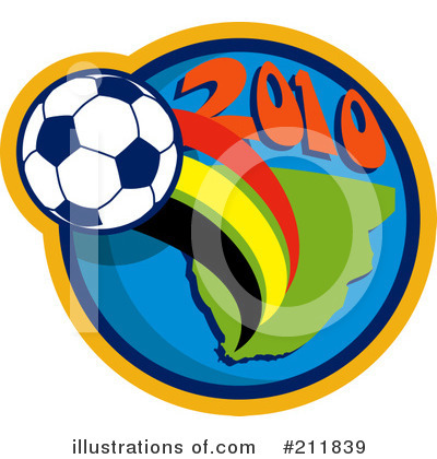 Royalty-Free (RF) Soccer Clipart Illustration by patrimonio - Stock Sample #211839