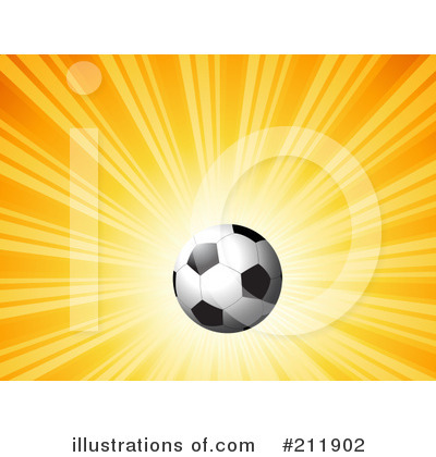 Royalty-Free (RF) Soccer Clipart Illustration by KJ Pargeter - Stock Sample #211902