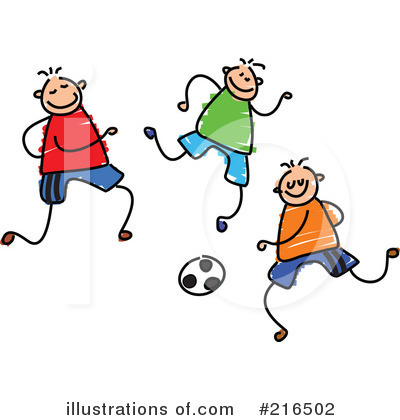 Royalty-Free (RF) Soccer Clipart Illustration by Prawny - Stock Sample #216502