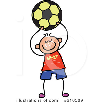 Royalty-Free (RF) Soccer Clipart Illustration by Prawny - Stock Sample #216509