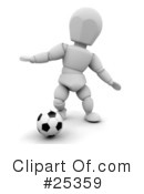 Soccer Clipart #25359 by KJ Pargeter