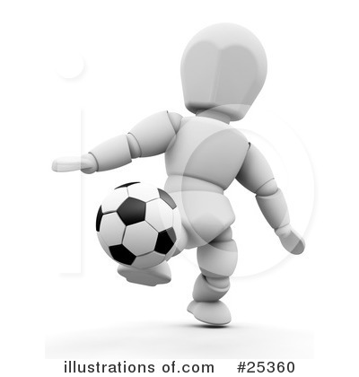 Royalty-Free (RF) Soccer Clipart Illustration by KJ Pargeter - Stock Sample #25360