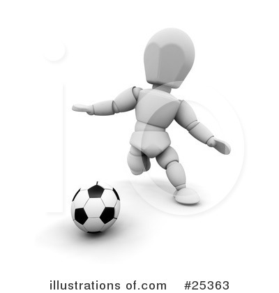 Royalty-Free (RF) Soccer Clipart Illustration by KJ Pargeter - Stock Sample #25363