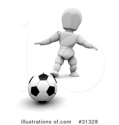 Royalty-Free (RF) Soccer Clipart Illustration by KJ Pargeter - Stock Sample #31328