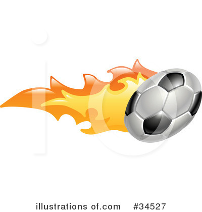 Royalty-Free (RF) Soccer Clipart Illustration by AtStockIllustration - Stock Sample #34527