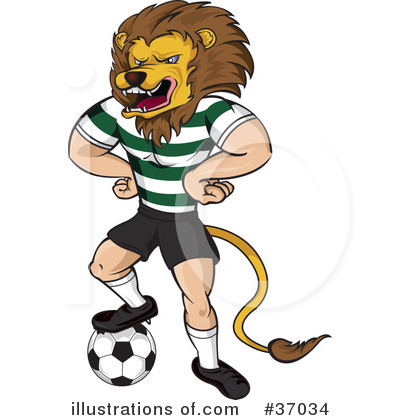Royalty-Free (RF) Soccer Clipart Illustration by Paulo Resende - Stock Sample #37034