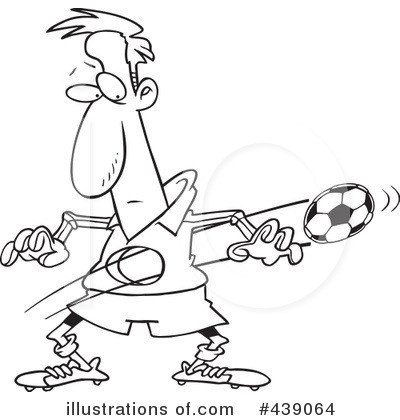 Royalty-Free (RF) Soccer Clipart Illustration by toonaday - Stock Sample #439064