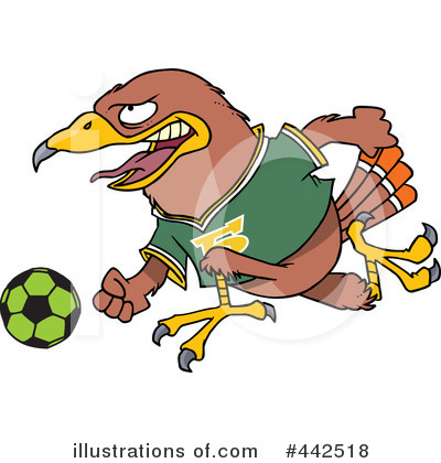 Royalty-Free (RF) Soccer Clipart Illustration by toonaday - Stock Sample #442518