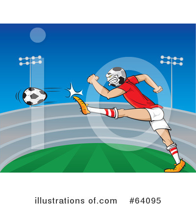 Royalty-Free (RF) Soccer Clipart Illustration by Paulo Resende - Stock Sample #64095