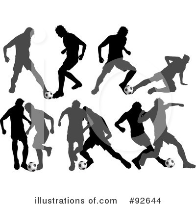 Royalty-Free (RF) Soccer Clipart Illustration by KJ Pargeter - Stock Sample #92644