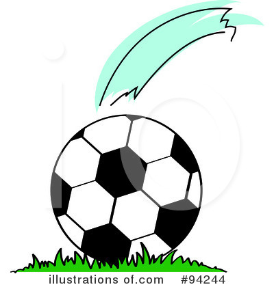 Soccer Clipart #94244 by Pams Clipart