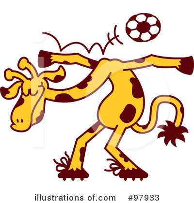 Royalty-Free (RF) Soccer Clipart Illustration by Zooco - Stock Sample #97933
