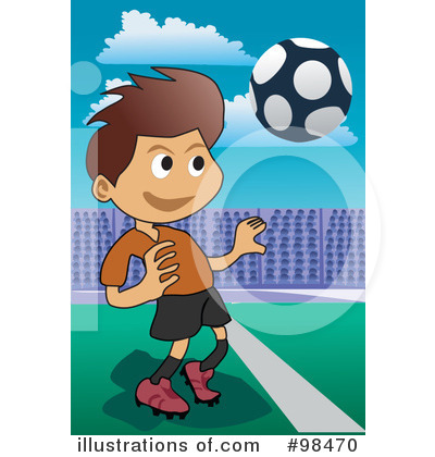 Royalty-Free (RF) Soccer Clipart Illustration by mayawizard101 - Stock Sample #98470