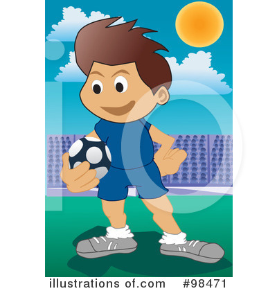 Royalty-Free (RF) Soccer Clipart Illustration by mayawizard101 - Stock Sample #98471