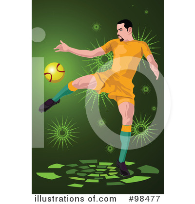 Royalty-Free (RF) Soccer Clipart Illustration by mayawizard101 - Stock Sample #98477