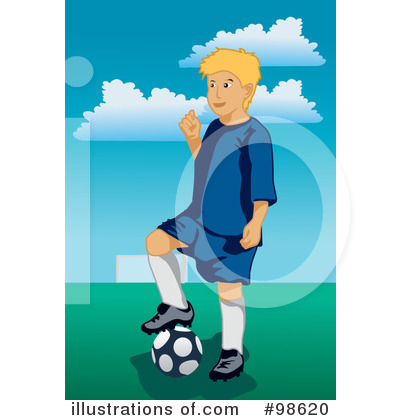 Royalty-Free (RF) Soccer Clipart Illustration by mayawizard101 - Stock Sample #98620