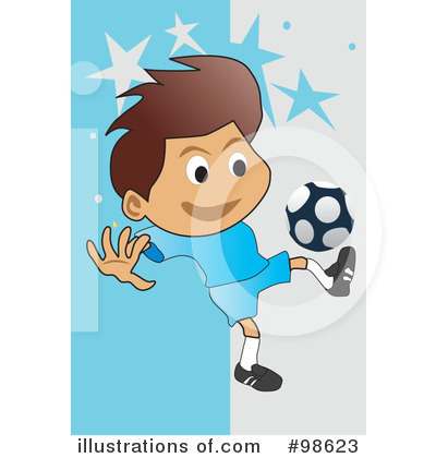 Royalty-Free (RF) Soccer Clipart Illustration by mayawizard101 - Stock Sample #98623