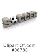 Soccer Clipart #98783 by 3poD