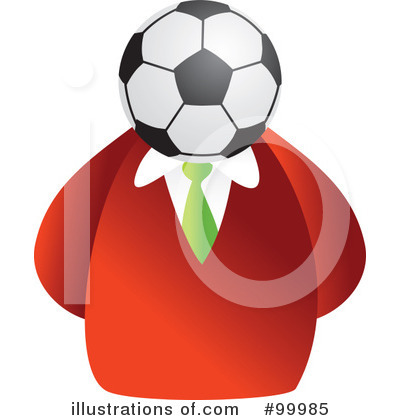 Royalty-Free (RF) Soccer Clipart Illustration by Prawny - Stock Sample #99985