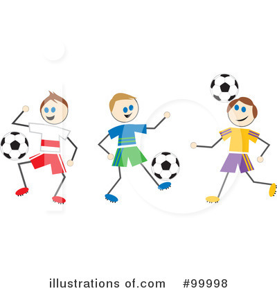 Royalty-Free (RF) Soccer Clipart Illustration by Prawny - Stock Sample #99998