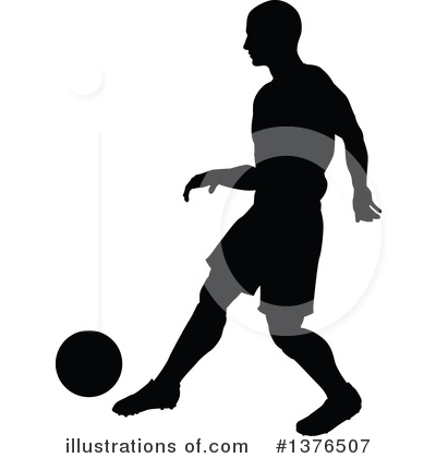 Royalty-Free (RF) Soccer Player Clipart Illustration by AtStockIllustration - Stock Sample #1376507