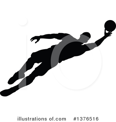 Royalty-Free (RF) Soccer Player Clipart Illustration by AtStockIllustration - Stock Sample #1376516