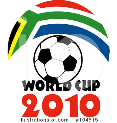 Royalty-Free (RF) Soccer World Cup Clipart Illustration by patrimonio - Stock Sample #104515