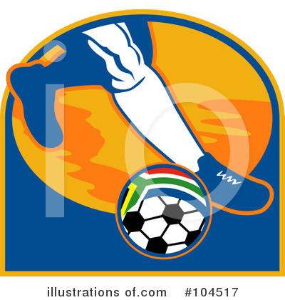 Royalty-Free (RF) Soccer World Cup Clipart Illustration by patrimonio - Stock Sample #104517