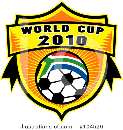 Royalty-Free (RF) Soccer World Cup Clipart Illustration by patrimonio - Stock Sample #104520