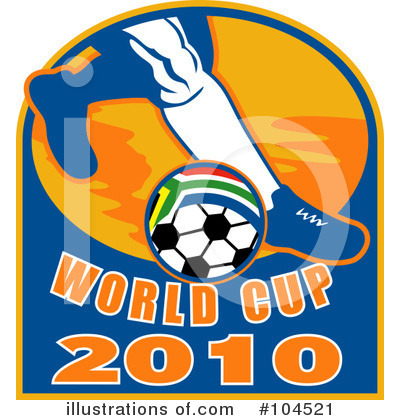Royalty-Free (RF) Soccer World Cup Clipart Illustration by patrimonio - Stock Sample #104521