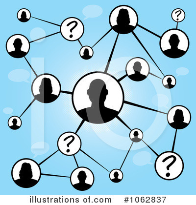 Royalty-Free (RF) Social Network Clipart Illustration by Arena Creative - Stock Sample #1062837
