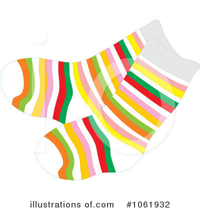 Royalty-Free (RF) Socks Clipart Illustration by Alex Bannykh - Stock Sample #1061932