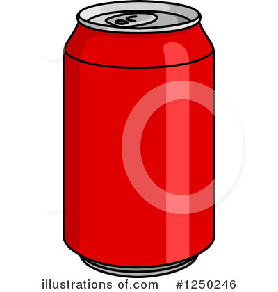 Soda Can Clipart #1250246 by Vector Tradition SM
