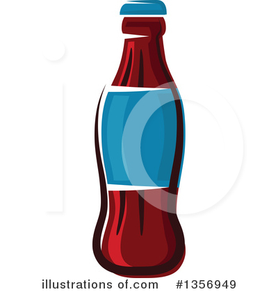 Soda Bottle Clipart #1356949 by Vector Tradition SM