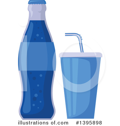 Soda Bottle Clipart #1395898 by Vector Tradition SM