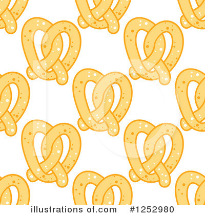 Royalty-Free (RF) Soft Pretzel Clipart Illustration by Vector Tradition SM - Stock Sample #1252980