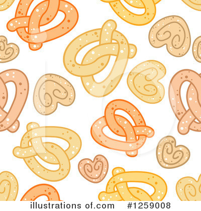 Royalty-Free (RF) Soft Pretzel Clipart Illustration by Vector Tradition SM - Stock Sample #1259008