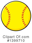 Softball Clipart #1399710 by Hit Toon