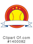 Softball Clipart #1400082 by Hit Toon