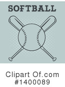 Softball Clipart #1400089 by Hit Toon