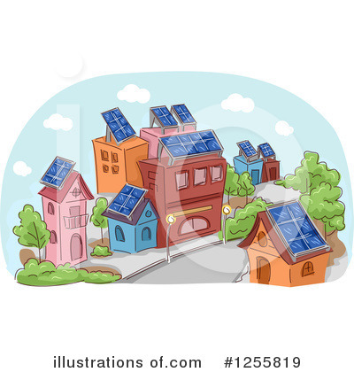 Royalty-Free (RF) Solar Energy Clipart Illustration by BNP Design Studio - Stock Sample #1255819
