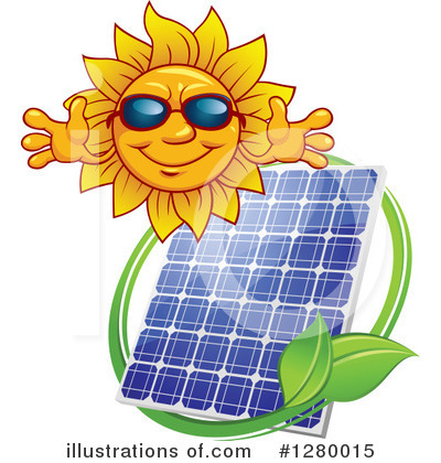 Royalty-Free (RF) Solar Energy Clipart Illustration by Vector Tradition SM - Stock Sample #1280015