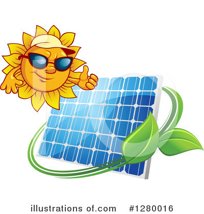 Royalty-Free (RF) Solar Energy Clipart Illustration by Vector Tradition SM - Stock Sample #1280016