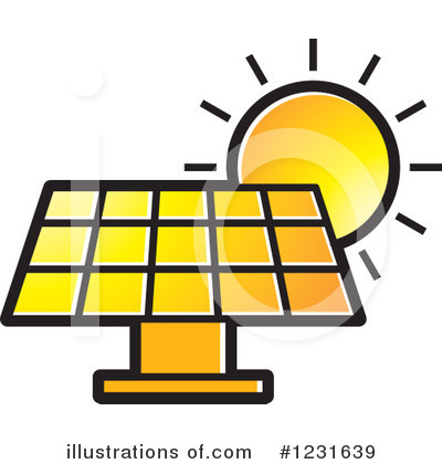 Royalty-Free (RF) Solar Panel Clipart Illustration by Lal Perera - Stock Sample #1231639