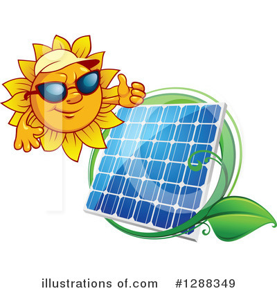 Royalty-Free (RF) Solar Panel Clipart Illustration by Vector Tradition SM - Stock Sample #1288349
