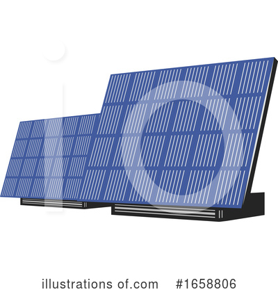 Royalty-Free (RF) Solar Panels Clipart Illustration by Vector Tradition SM - Stock Sample #1658806