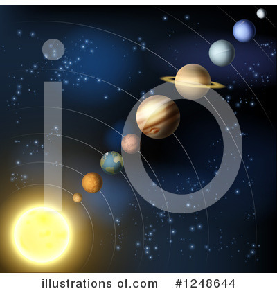 Royalty-Free (RF) Solar System Clipart Illustration by AtStockIllustration - Stock Sample #1248644